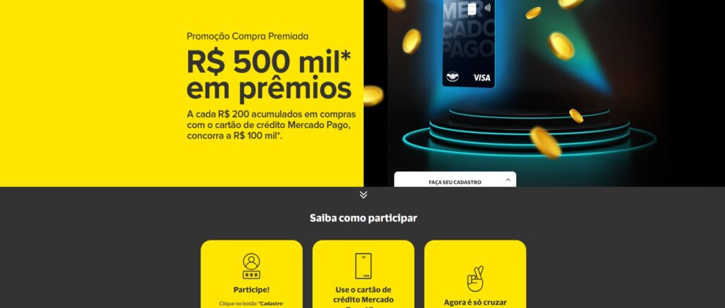 Promoçao Compra Premiada Mercado Pago Promoçao Compra Premiada Mercado Pago: Concorra meio milhão em prêmios