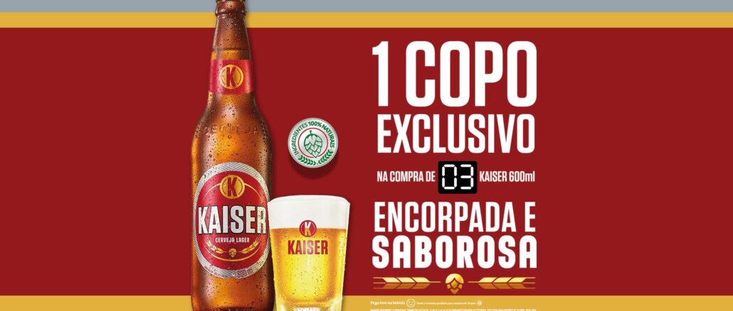 Promoção Compre e Ganhe Kaiser Promoção Compre e Ganhe Kaiser: Ganhe copo exclusivo