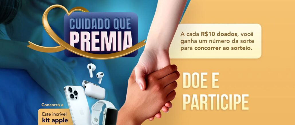 Promoção Cuidado que Premia - Associação Cuidado Humano de Ipatinga Promoção Cuidado que Premia - Associação Cuidado Humano de Ipatinga: Concorra a kit Apple, com relógio, fones e celular
