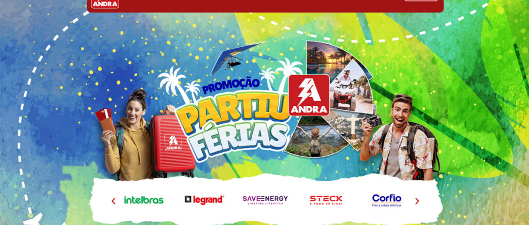 Promoção Partiu Férias Andra Promoção Partiu Férias Andra: Concorra cartões pré-pago pra usar em viagens, caso queira