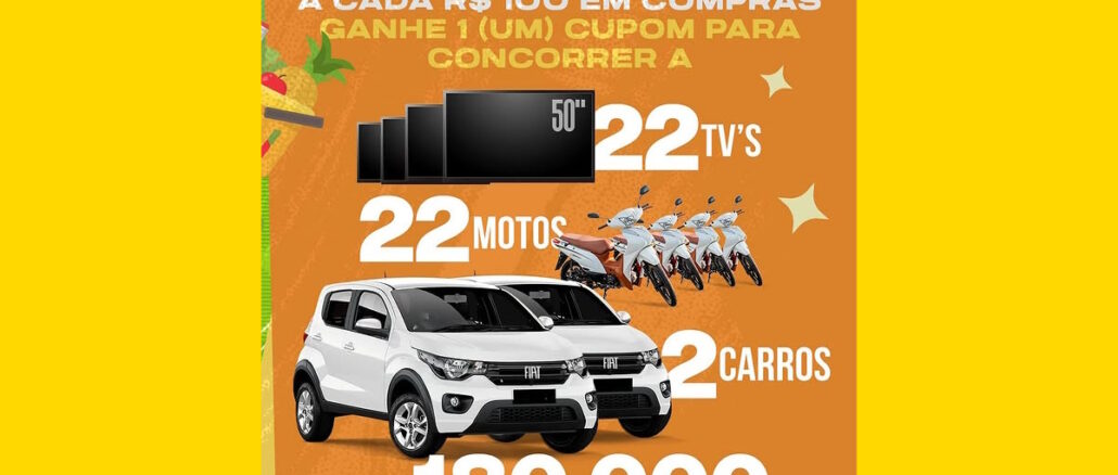Aniversário 22 anos Rede Parceria Supermercados Cearenses: Concorra a mais de meio milhão de reais na premiação