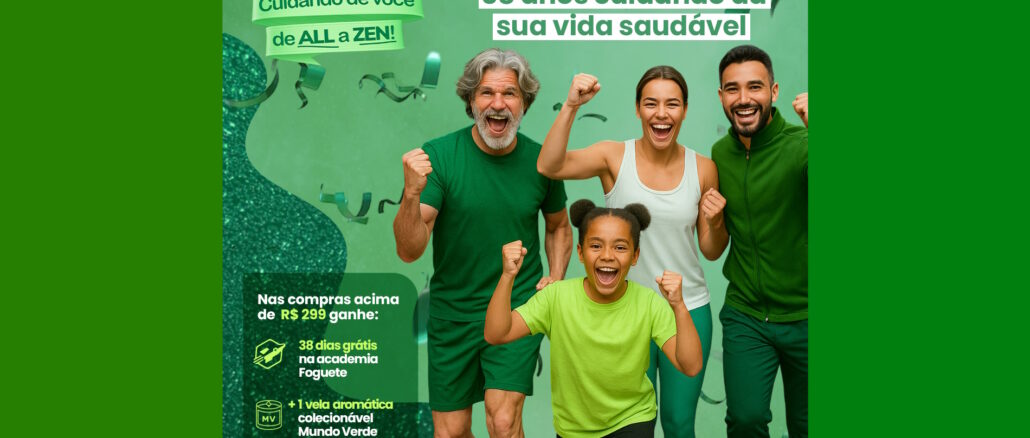 Aniversário 38 anos Mundo Verde: Compre e Ganhe vela aromática