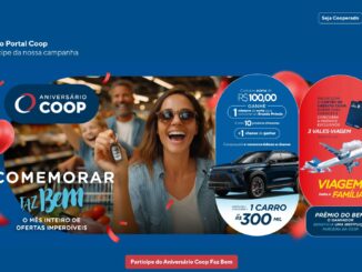 Aniversário Coop Faz Bem: Concorra carro de 300 mil reais e viagem pra família