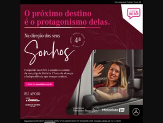 Movimento A Voz Delas - Na Direção dos Seus Sonhos Mercedes-Benz: Concorra CNH Grátis!