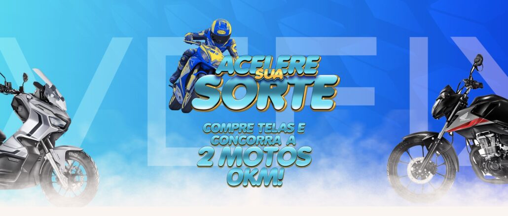 Promoção Acelere sua Sorte WeFix: Concorra duas motocicletas