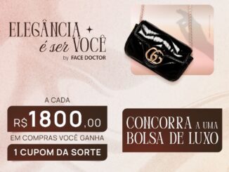 Promoção Bolsa de Luxo Face Doctor: Concorra Bolsa Gucci GG Marmont Super Mini preta