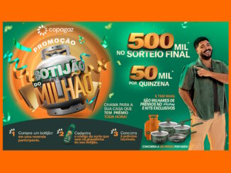 Promoção Botijão do Milhão Copagaz com Paulo Vieira, compre e concorra milhares de prêmios