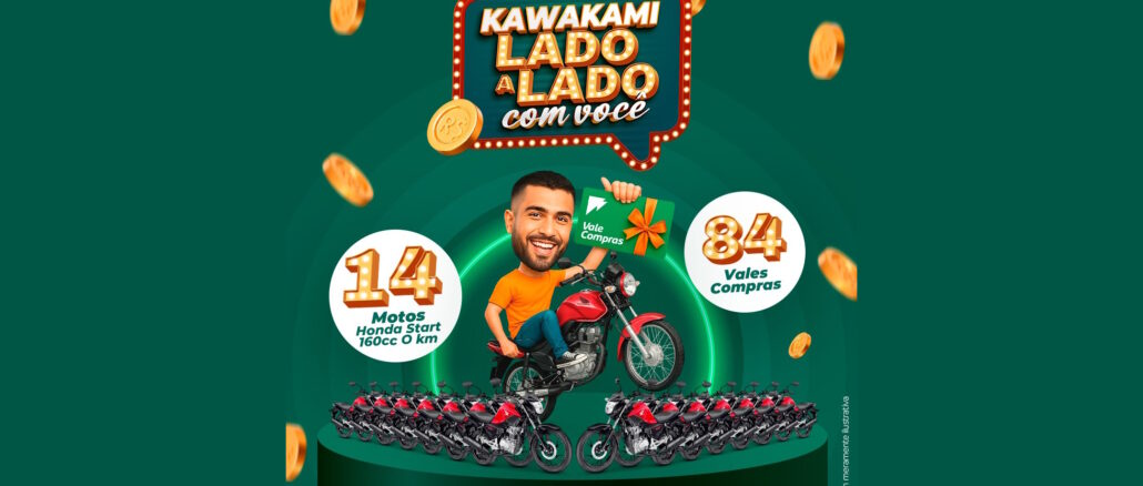 Promoção Kawakami Supermercados Lado a Lado com Você no Interior de São Paulo: Concorra 300 mil reais na premiação