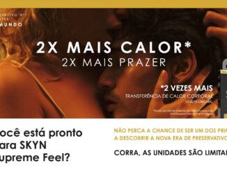 AMOSTRA SKYN SUPREME FEEL: Seja um dos 120 primeiros, e ganhe sua amostra.