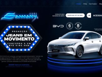 Promoção Jeans em Movimento Sawary: Valendo um sedan BYD King