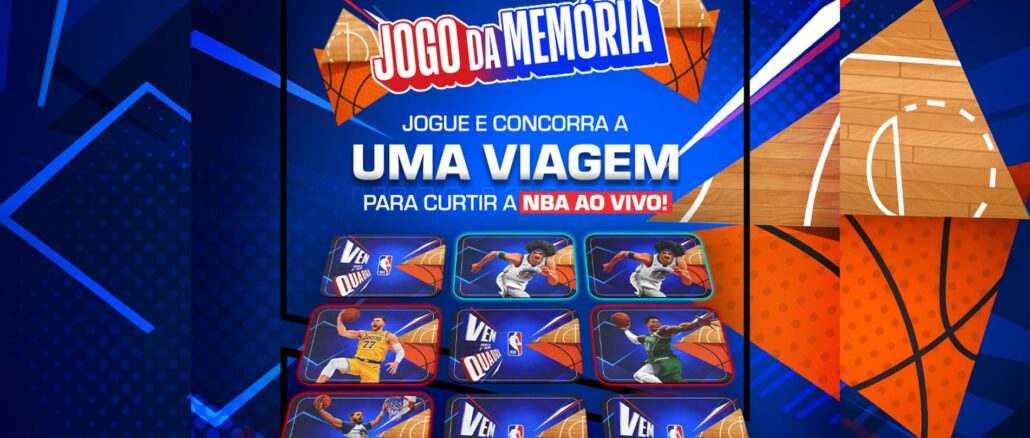 Promoção Jogo da Memória NBA Promoção Jogo da Memória NBA: Concorra viagem