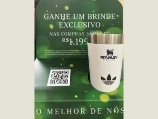 Promoção Natal Adidas Copos Stanley: Compre acima de 1199 reais e ganhe um copo de aço inox cirúrgico, da marca stanley