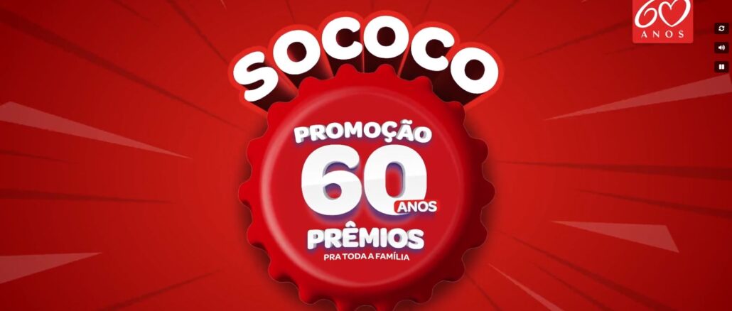 Promoção Sococo 60 anos: Mais de 800 mil reais na premiação