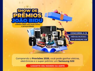 Show de Prêmios João Bidu 2026: Concorra a mais de 8 mil reais na premiação