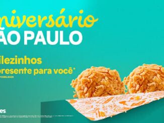 Aniversário 472 anos SP filezinho grátis Popeyes: Ganhe grátis no niver de Sampa