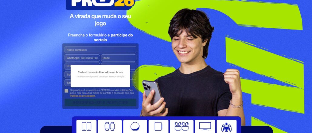 CEBRAC PRO - A VIRADA QUE MUDA SEU JOGO: 23 mil reais na premiação geral