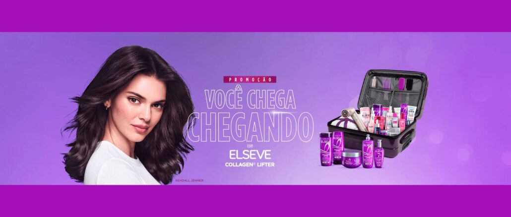 PROMOÇÃO CHEGA, CHEGANDO COM ELSEVE COLLAGEN LIFTER: Concorra mala de produtos