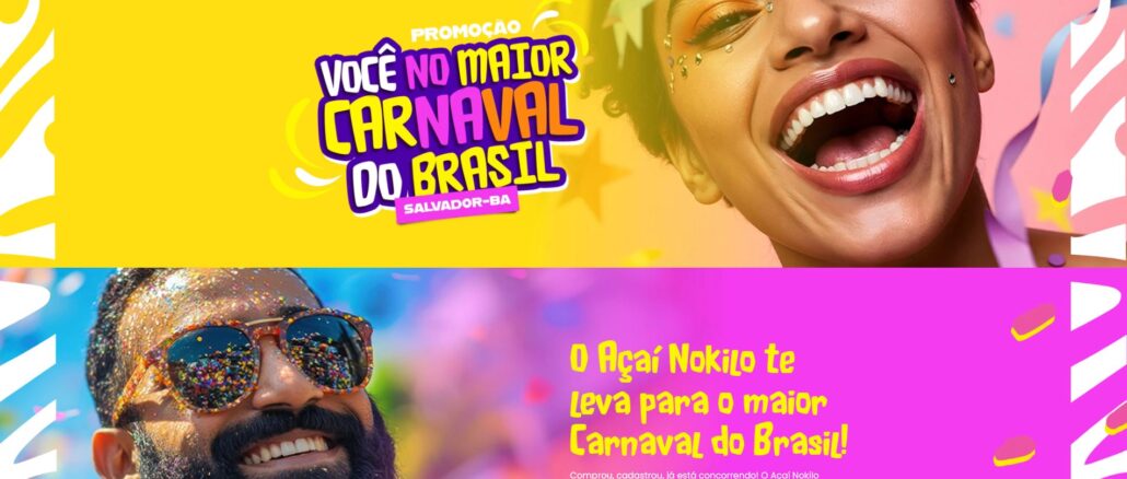 Promoção AçaíNoKilo 2026 - Você no Maior Carnaval do Brasil - Salvador Bahia: Compre e concorra viagem!