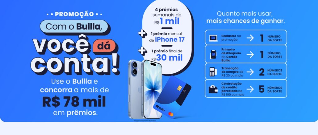 Promoção Com Bulla Você dá Conta!: Concorra mais de 50 mil reais