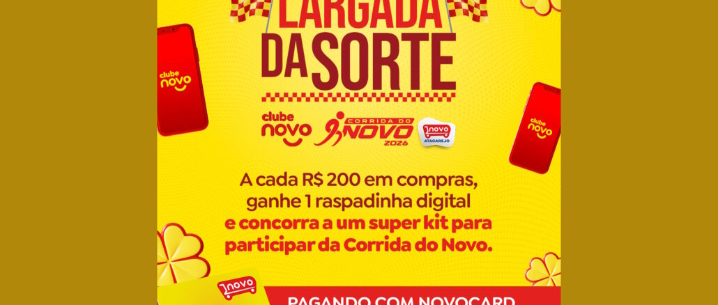 Promoção Corrida do Novo Atacarejo Promoção Corrida do Novo Atacarejo: Concorra super kits