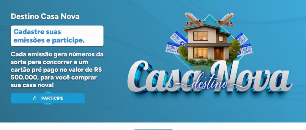 Promoção Destino Casa Nova CNT - Para agentes de turismo Promoção Destino Casa Nova CNT - Para agentes de turismo: meio milhão na premiação