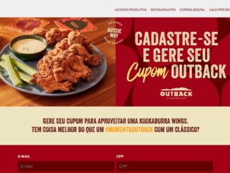 Promoção Kookaburra Wings Outback Restaurantes Australiano: Gere seu cupom grátis