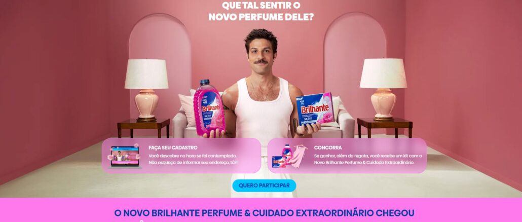 Promoção Regata do Chay Suede - Sabão Brilhante: Mais de 70 mil reais na premiação total