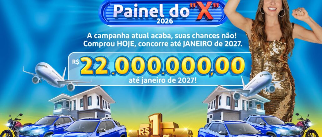 TeleSena Painel do X 2026: Quase 25 milhões na premiação!