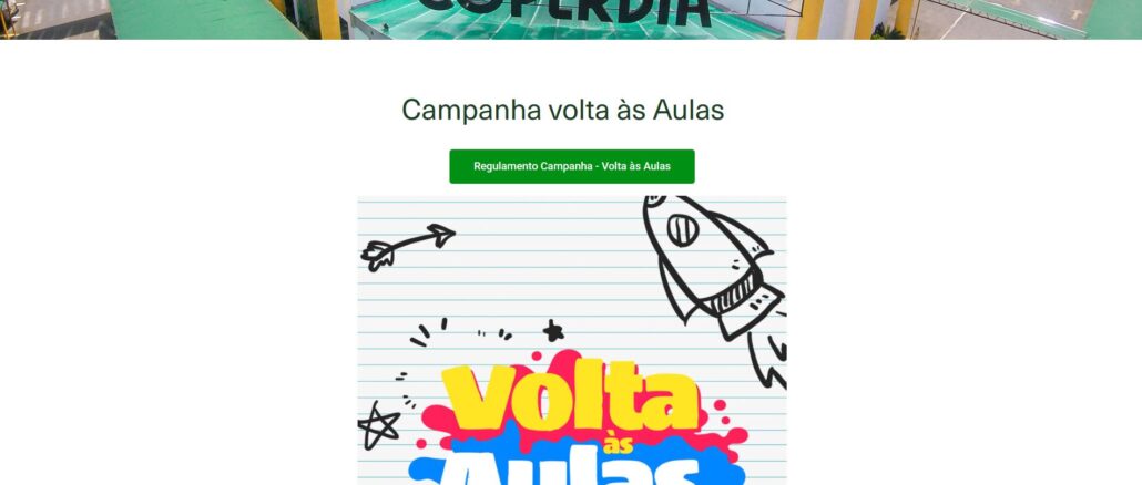 Volta às Aulas Copérdia 2026 Volta às Aulas Copérdia 2026: Veja como participar e concorrer