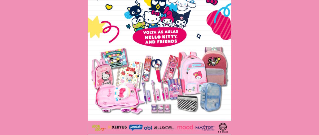 Volta às Aulas com Hello Kitty and Friends: Concorra material escolar