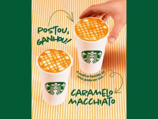 Amostra Grátis Caramelo Macchiato Starbucks Brasil: Poste e Ganhe!