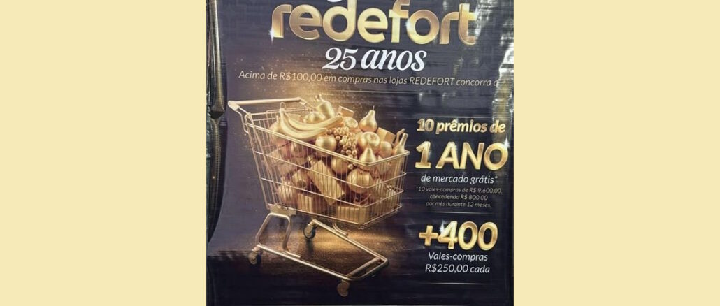 Aniversário Redefort 25 anos: Concorra 96 mil reais na premiação