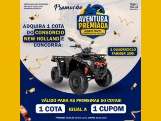 Aventura Premiada Agro Divel: Concorra moto e quadriciculo