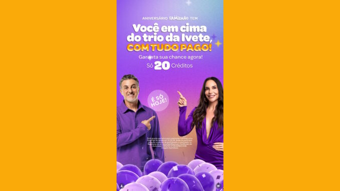 CARNAVAL DO FAMILHÃO DA IVETE: Concorra ingressos pro Carnaval da Veveta em Porto Seguro
