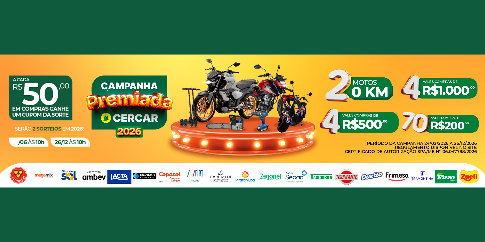 Promoção CERCAR 2026: Saiba como participar
