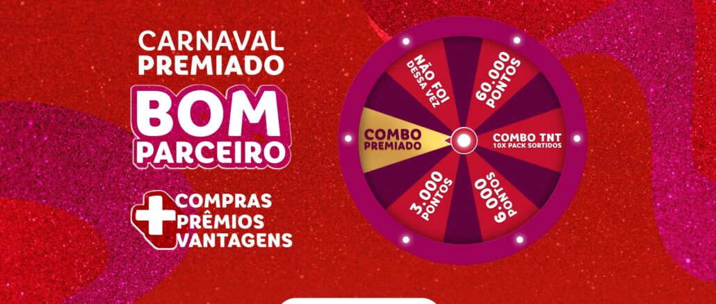 Carnaval Premiado Bom Parceiro: 62 mil reais na premiação