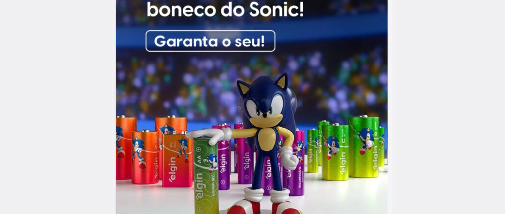 Compre Pilhas Elgin e Ganhe Boneco Sonic: Compre e Ganhe!