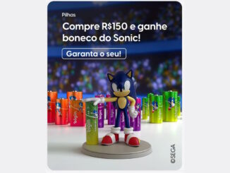 Compre Pilhas Elgin e Ganhe Boneco Sonic: Compre e Ganhe!