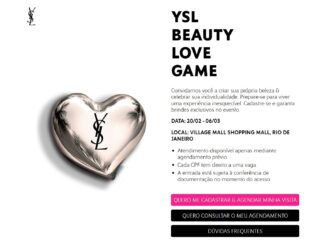 PROMOÇÃO YVES SAINT LAURENT LOVE GAME: Quase meio milhão de reais em brindes