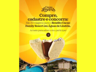 Promoção Cacau Show Verão 2026 Cacau Lovers: Concorra 30 viagens