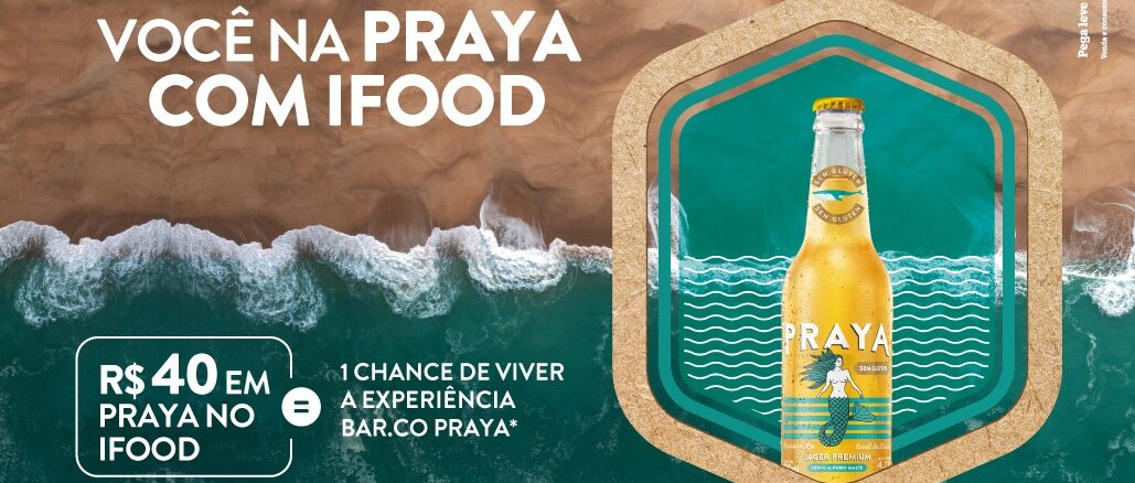 Promoção Cerveja Praya 2026 - Você na Praya com iFood Promoção Cerveja Praya 2026 - Você na Praya com iFood: Concorra viagem pro Rio