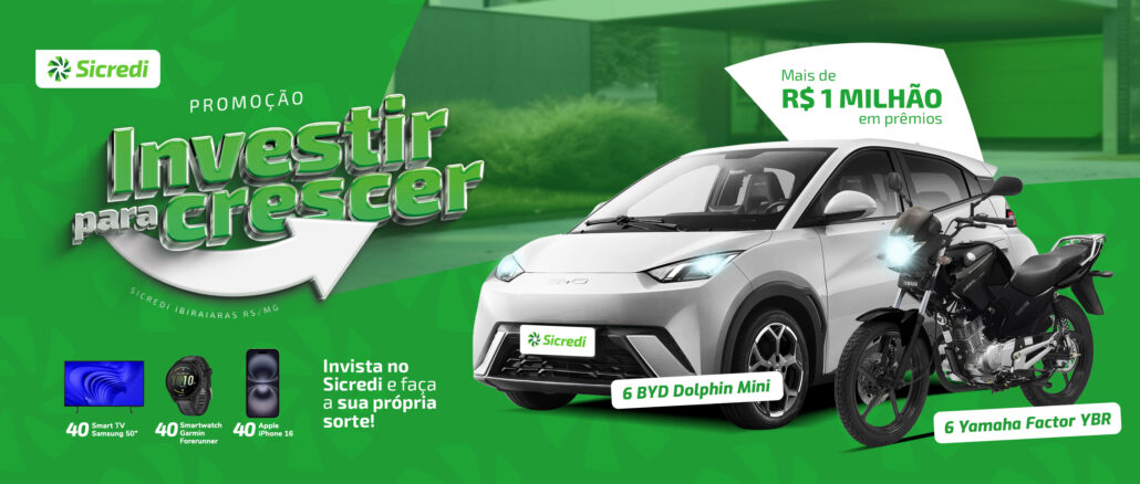 Promoção Investir para Crescer Sicredi: Mais de 1 milhão na premiação