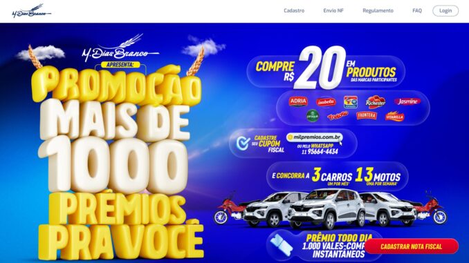 Promoção Mil Prêmios M.Dias Branco: Mais de meio milhão na premiação
