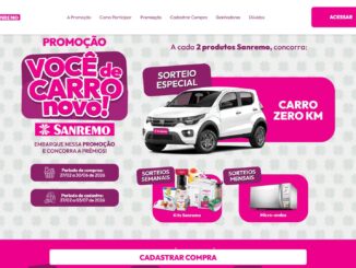 Promoção Sanremo 2026 - Você de carro novo: 130 mil reais na premiação total