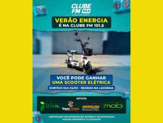 Promoção Scooter Verão Energia FM: Concorra motoneta elétrica
