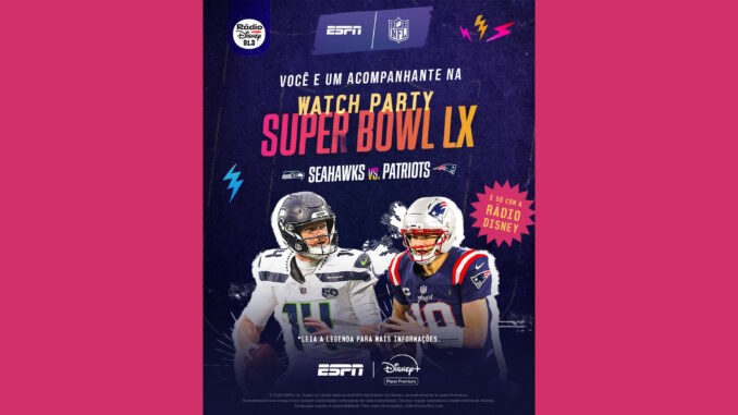 Promoção Super Bowl Rádio Disney: Concorra viagem