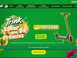 Promoção Trink Lar Supermercados no Paraná: Concorra 3 patinetes