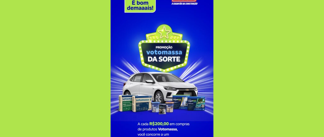 Promoção Votomassa Da Sorte Nicom: Concorra GM Onix 0km