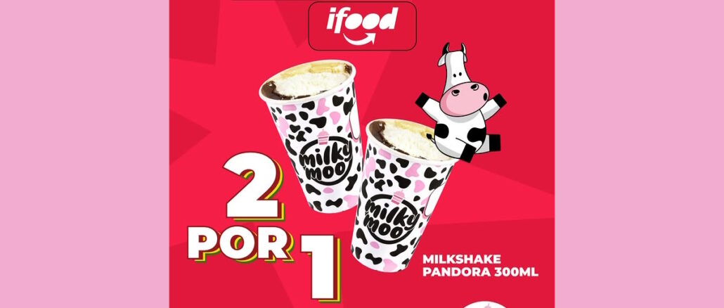 Promoção iFood MilkyMoo 2por1: Compre 1 e ganhe 2