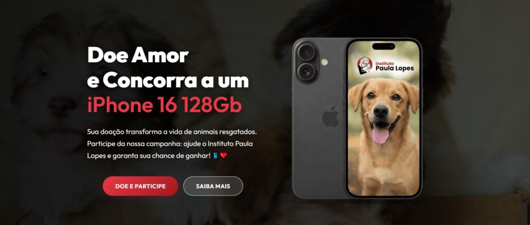 Promoção iPhone Paula Lopes: Concorra smartphone da Apple